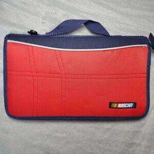 Dale Earnhardt Jr #8 NASCAR Zipper Organizer CD Case Holder Red‎ Nascar Racing